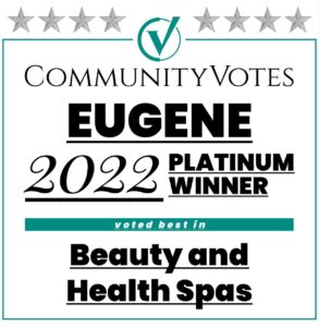 Brighter Smiles Med Spa and Laser Wellness Center Community Votes Eugene 2022 Platinum Winner voted best in Beauty and Health Spas